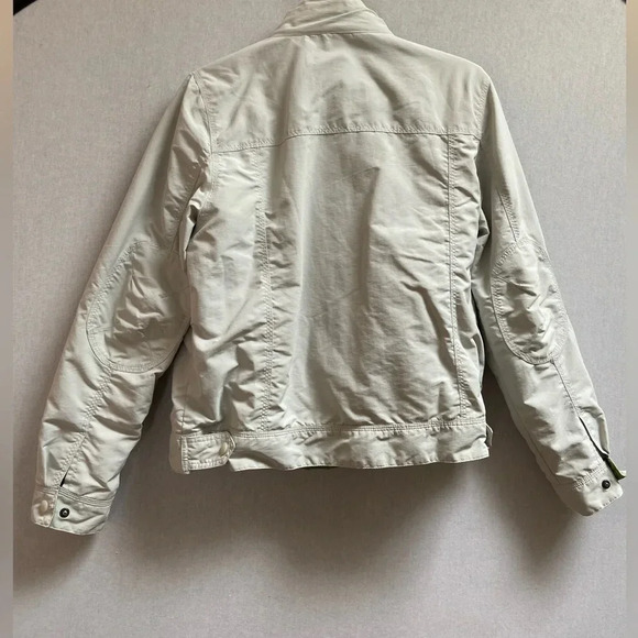 L.L. Bean short jacket with removable neon green  fleece vest Sz M - Picture 3 of 13